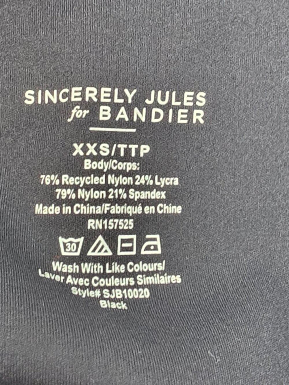 Bandier x Sincerely Jules The Bryn 7" Biker Short, last in stock. - Picture 7 of 9